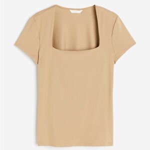 H&M Square Neck Tee | Like New